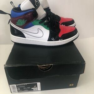 Nike Multicolor Athletic Shoes